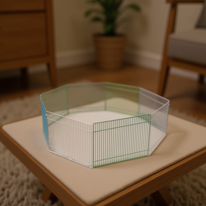 Cage pour hamster Yommy 35x23cm, enclos octogonal pour animaux de compagnie - Product Image 2
