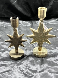 Support de bougie en aluminium Sonnet Decor pour la maison, décoration de Noël, support mural durable pour bougies votives, fait à la main - Product Image 1
