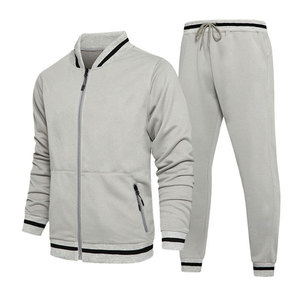 Survêtement d'entraînement personnalisé OEM 2025 pour homme, respirant, 100 % polyester, col montant, demi-fermeture éclair, manches longues - Product Image 2