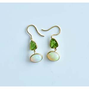 Pendientes de gota con racimo de rubíes y diamantes talla pera en oro de 18 quilates y perlas de agua dulce para fiesta de bodas - Product Image 3