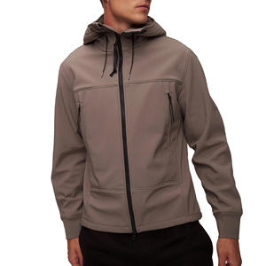 Mens Outdoor Jacket Hiking Softshell Waterproof Windproof Breathable Hooded Sports 3 Layer Outdoorwear Mountain Climbing - Product Image 1