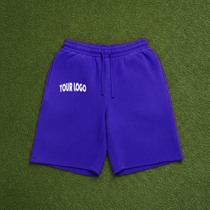 Pantalones Cortos de Algodón para Hombre de Cintura Alta con Dobladillo sin Rematar, Lavado Ácido, Efecto Desgastado por el Sol Personalizado y Pedrería - Product Image 5