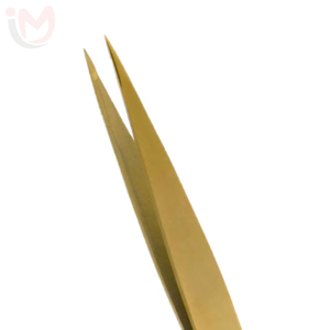 Pinzas Multifuncionales de Acero Inoxidable de Alta Precisión con Punta Puntiaguda y Textura Suave para Extensión de Pestañas y Cejas para Maquillaje - Product Image 4