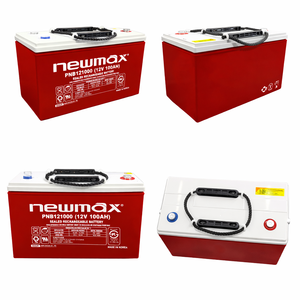 แบตเตอรี่เจล VRLA 4 ก้อน NEWMAX PNB121200 120AH สำหรับระบบโซลาร์เซลล์แบบ Deep Cycle, อินเวอร์เตอร์, ระบบสำรองไฟ (UPS), ระบบรักษาความปลอดภัย  ไม่ต้องบำรุงรักษา - Product Image 4