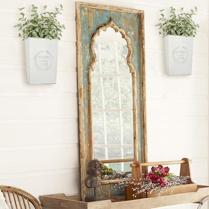 Set of 2 Farmhouse Metal <b>Wall</b> Planter,Rustic <b>Wall</b> <b>Decor</b> Country Hanging <b>Wall</b> Vase Box for Plants <b>Flower</b> Home Decoration - Product Image 2
