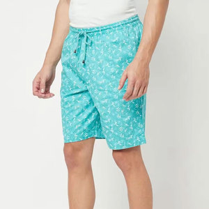 Relaxed 100% Cotton Private Label Men's Solid Waterproof Eco-Friendly Breathable Quick Dry Summer Sporty Shorts Elastic Waist - Product Image 3
