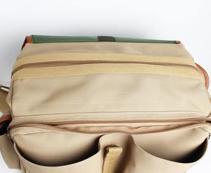 Sac à appareil photo en toile de cuir robuste, imperméable, pour appareil photo reflex numérique, sac messager de voyage LCCB-0009 - Product Image 6