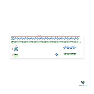 10.29 TCW Multi-Shape Lab Grown Diamond Bracelet in 18K <b>Solid</b> <b>Gold</b>, Round Heart Emerald Pear Marquise Link Bracelet, 6.5 Inch - Product Image 4