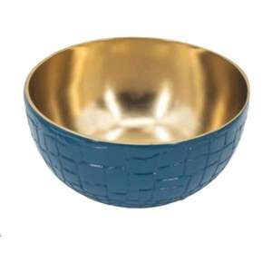 Tazón de Lujo para Servir Comida en Bodas, Vajilla, Tazón Dorado de Estilo Contemporáneo - Product Image 1