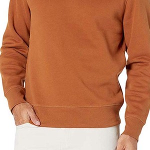 Sudadera de Cuello Redondo para Hombre, Estilo Casual de Otoño, en Felpa Francesa de Algodón, con Logotipo Personalizado, Corte Regular, Color Sólido - Product Image 3