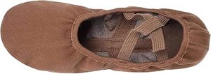 Zapatos de Baile Flexibles y Cómodos Baifa Danzo para Niñas y Mujeres, Color Marrón, Lona Elástica, Suela Dividida, Venta al Por Mayor - Product Image 5