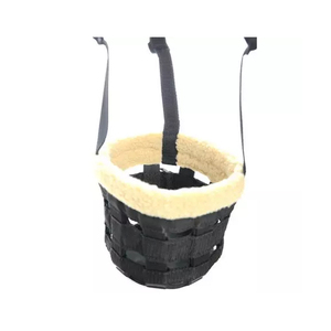 Bozal para Caballo de Cuero Suave Antideslizante con Acolchado de Forro Polar, Base de Goma y Cierre de Doble Gancho y Bucle - Product Image 2