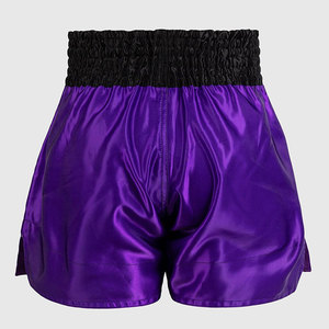กางเกงมวยไทยแบบหนา ทนทาน สีพื้น ขายดี - Product Image 4