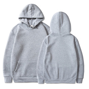 Sudadera con Capucha de Poliéster Tejido de Color Sólido para Hombre, Unisex, de Invierno, Ecológica, Resistente al Viento, Bordada, Venta al Por Mayor de Fábrica - Product Image 1