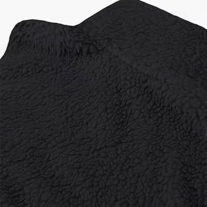 Gilet en polaire sherpa pour homme, best-seller, noir, sans manches, vêtements d'extérieur d'hiver, fermeture éclair décontractée, écologique, respirant - Product Image 5