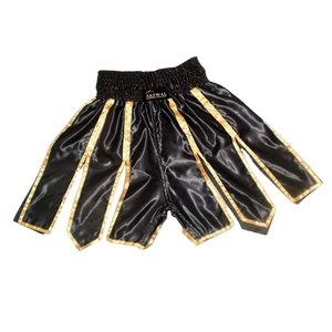 Pantalones cortos de artes marciales de estilo tailandés Material de satén de seda de poliéster 100% - Product Image 1