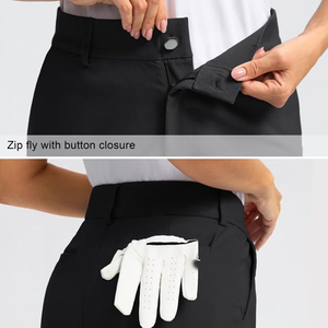 Pantalones cortos de golf ajustados para hombre, cómodos, con cintura elástica, de secado rápido, tela transpirable, pantalones cortos deportivos informales de verano - Product Image 4