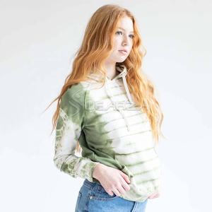 Sweats à capuche pour femmes décontracté à manches longues cravate teinture haut pull avec poches Designer personnalisé sweats à capuche pour femmes Styles exclusifs - Product Image 5