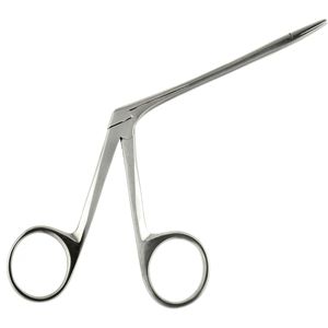 Delicate 5.25 Inch Stainless Steel ENT Surgical Forceps <b>Unique</b> Ear Cup Design Surgical Instruments Basis Surgical Instruments - Product Image 4