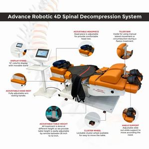 Mesa de Descompresión Espinal Eléctrica Totalmente Automática de Alta Demanda para Fisioterapia, Cama de Tratamiento Quiropráctico, Fabricante - Product Image 2