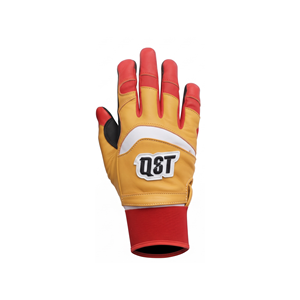 Guantes de Bateo de Cuero Personalizados para Béisbol y Sóftbol, Puño Largo, Cierre de Gancho y Bucle, Logotipo del Equipo, OEM, Marca Privada, Venta al Por Mayor - Product Image 6