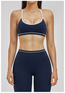 Highly Professional Women Slim Fit Workout Sportswear Set Includes High Waist Leggie Bra Plus Size Anti-Bacterial Stitch Crystal - Product Image 2