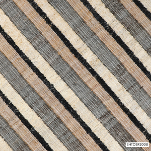 Tapis d'appoint moderne à rayures, à poils moyens, antidérapant, en laine/coton, très demandé, pour l'extérieur et les salles à manger, fabriqué à la main en Inde par Star Hometex - Product Image 3