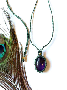 Handcrafted Macrame Beaded Pink Cord <b>Adjustable</b> Boho Crystal Wedding Jewelry Gift for Women - Product Image 4