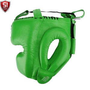 Premium Genuine Leather Boxing <b>Head</b> Guard Protective Sparring Headgear <b>Training</b> Competition Customized High Quality SUMROOS Air - Product Image 3