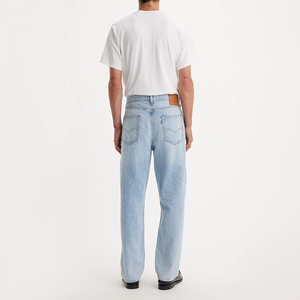 Jean vintage Kodo Levs High Street respirant, léger, 100 % coton, taille mi-haute, coupe droite, fabrication ODM sur mesure - Product Image 2
