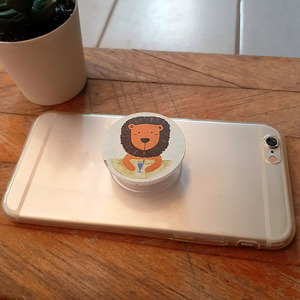 Support de téléphone flexible en acier au carbone en forme d'animal mignon avec poignées amusantes pour - Product Image 5