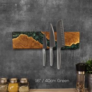 <b>Kitchen</b> <b>Tools</b> & <b>Gadgets</b> Wooden Resin Magnetic Knife Holder Stainless Steel Dishwasher Safe Wall Mounted <b>Kitchen</b> Knife Rack - Product Image 6