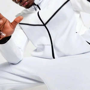 Ensemble de survêtement athlétique de haute qualité pour hommes et femmes, tenue de sport, matière respirante à séchage rapide, jogging de gym, entraînement, tenue de rue - Product Image 3