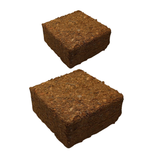 Bloc ou sac de fibres de coco organiques à faible teneur en EC, prix abordable, pour l'agriculture en serre et les fournitures de plantation en pépinière hydroponique - Product Image 1