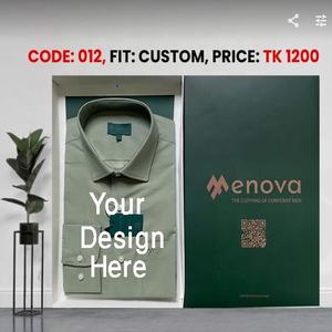 Top Exportateur Super Doux 100% Coton Multicolore Tissu Respirant Hommes Chemises Logo Personnalisé Plus La Taille Automne Bas Anti-Rides - Product Image 1