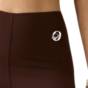 Leggings marron taille haute pour femme, extensibles, pour le yoga, la course, la gym, l'entraînement et les activités sportives - Product Image 3