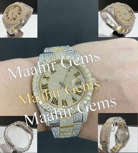 Reloj Mecánico de Lujo para Hombre, Hecho a Mano, con Cristal de Moissanita, Resistente al Agua hasta 10 Bares, con Correa de Acero Inoxidable - Product Image 4