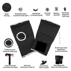 Guantes de Gel Transpirables de Secado Rápido para Hombre / Guantes de Neopreno Acolchados con Gel / Guantes Interiores de Gel para Protección de Muñeca MMA - Product Image 6
