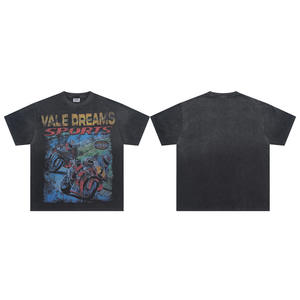 Camiseta de Diseñador de Moda 202, Sudadera Oversize de Algodón, Sudadera con Estampado Personalizado, Blusa de Manga Corta para Hombre - Product Image 2