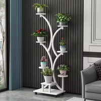 Support de plantes d'intérieur en forme d'arbre, étagère à fleurs en métal à plusieurs niveaux pour la décoration de la maison et du salon