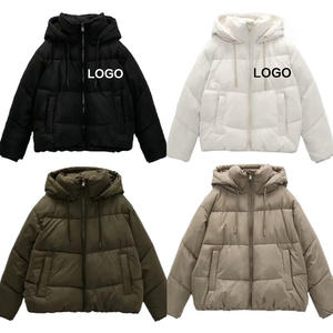 Veste matelassée personnalisée pour femme, manteau d'hiver chaud et isolé, vente en gros, faible MOQ - Product Image 6
