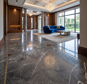 Azulejos de Porcelana de Lujo 600x600mm, Azulejo de Porcelana Brillante 60x60cm, Aspecto de Mármol Blanco, Azulejo para Paredes y Pisos Interiores, Diseño Moderno - Product Image 6