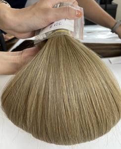 Prix de gros en vrac Extensions de cheveux Cheveux du donneur Double noyade 100 grammes Couleurs foncées 8 pouces - Product Image 2