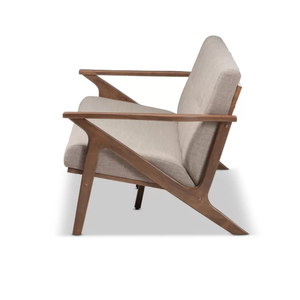 Sofá de Salón, Sofá Interior Hecho de Madera de Teca con Asiento Largo y Tela Suave para Muebles del Hogar - Product Image 4