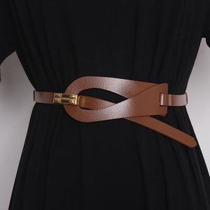 Women Real Leather Belt Fashion Cowhide Leather Belts Personality Match <b>Dress</b> Genuine Leather Waist Belts - Product Image 2