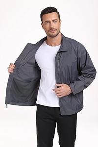 Chaquetas Rompevientos de Alta Calidad, Elásticas, Resistentes al Viento e Impermeables, para Deportes al Aire Libre, Chaqueta para Correr, Chaqueta OEM para Hombre - Product Image 2