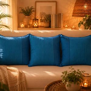 Housse de coussin décorative en coton artisanale avec des motifs élégants |   Chambre et salon élégants - Product Image 1