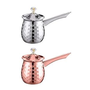 Cafetera Turca Árabe de Acero Inoxidable de 300 ml, Apta para Inducción, con Aislamiento Térmico, Utensilios para Café y Té - Product Image 3