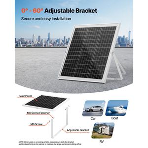 ที่ชาร์จแบตเตอรี่แผงพลังงานแสงอาทิตย์ MPPT อัจฉริยะ20W 12V ที่บำรุงรักษาแบบหยดพร้อมตัวควบคุมการชาร์จพลังงานแสงอาทิตย์ - Product Image 6