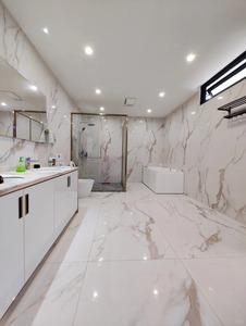 MiyaStone Wholesale 3D Printed Calacatta Gold Quartz Big Slab for High-<b>end</b> Hotel & Villa Project - Product Image 2